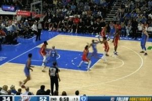 仙人指路!哈滕妙传助攻维金斯上篮得手 雷霆领先20分打停鹈鹕